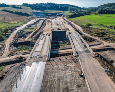 Prace na budowie tuneli na trasie S3 z Wrocławia do Pragi