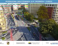 <p>Tak za dwa lata ma wyglądać węzeł przesiadkowy na Drobnera, przy skrzyżowaniu z Dubois.</p>
