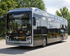 Wodorowy Nesobus na zajezdni MPK przy ul. Obornickiej