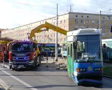 Zderzenie tramwajów na placu Legionów