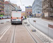 <p>Remont torowiska na ul. Kołłątaja we Wrocławiu, 01.02.2025</p>