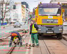 <p>Remont torowiska na ul. Kołłątaja we Wrocławiu, 01.02.2025</p>