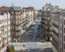 <p>Ulica Kościuszki. Na pierwszym planie skrzyżowanie z Więckowskiego&nbsp;</p>