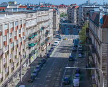 Ulica Nowowiejska z lotu ptaka