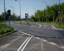 Ulica Bardzka i początek nowej wydzielonej trasy autobusowej na Jagodno