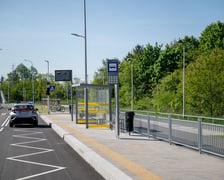 Przejazd wydzieloną trasą autobusową na Jagodno