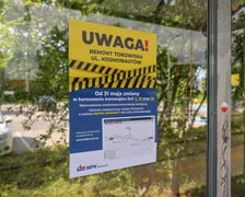 Remont torowiska na Kosmonautów rozpocżął się w sobotę 31 maja. Tramwaje na Leśnicę nie pojadą przez trzy miesiące