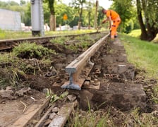 Remont torowiska na Kosmonautów rozpocżął się w sobotę 31 maja. Tramwaje na Leśnicę nie pojadą przez trzy miesiące