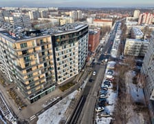 Ulica Poznańska z lotu ptaka. Zdjęcie z 5 stycznia