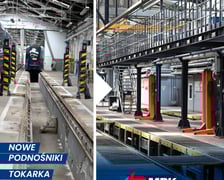 Hala nr 1 przed remontem i hala nr 2 po modernizacji