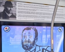 Tramwaj im. Piotra Bednarza – nadanie imienia. Uczestnicy spotkania, 22 sierpnia 2025 r.