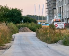 Aleja Architektów i jej otoczenie - istniejące i powstające budynki na Nowych Żernikach na osiedlu Leśnica