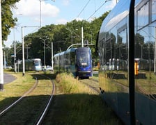 Pilczycka - tramwaje na torowisku zmieniają trasy