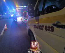 <p>Wypadek na AOW - zderzyły się cztery samochody w tym osob&oacute;wka i trzy ciężarowe - 18 września</p>