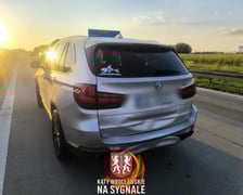 Rozbite samochody na A4, 3.10.2025 r.