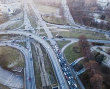 Utrudnienia, wypadek na Placu Społecznym