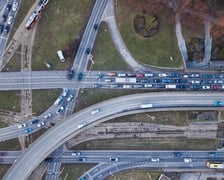 Utrudnienia, wypadek na Placu Społecznym