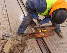 Naprawa torowiska przy ul. Legnickiej