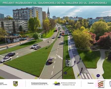 Wizualizacja przebudowanej ulicy Gajowickiej