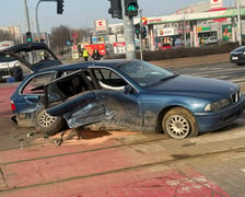 <p>Wypadek przy skrzyżowaniu Bardzkiej i Armii Krajowej - 27 lutego</p>