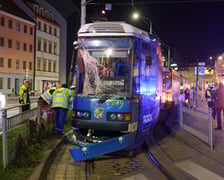 <p>Wypadek autokaru i tramwaju we Wrocławiu, 2 kwietnia</p>