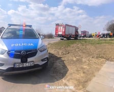 Wypadek na przejeździe kolejowym w Chrzanowie, w gminie Kobierzyce 11 kwietnia 2026 r.