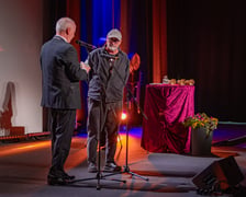 <p>Wojciech Smarzowski. Gala zakończenia Festiwali Reżyserii Filmowej i Aktorstwa Filmowego we Wrocławkskim Centrum Kongresowym</p>