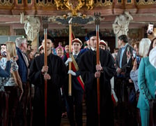 <p>Uroczystość przyznania Serhijowi Żadanowi tytułu doktora honoris causa Uniwersytetu Wrocławskiego</p>