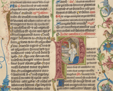 Na zdjęciu fragment rękopisu ze zbiorów Biblioteki Uniwersyteckiej we Wrocławiu