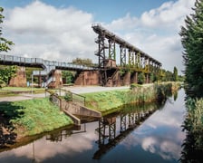 Park na terenie poprzemysłowym