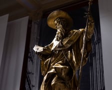 <p>Dzieła wrocławskiego rzeźbiarza z XVIIIwieku Johanna Georga Urbansky'ego &ndash; św. Hieronim</p>