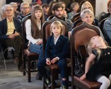 <p>Uroczystość wręczenia stypendi&oacute;w artystycznych w Sali Wielkiej ratusza</p>