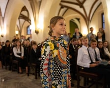 <p>Uroczystość wręczenia stypendi&oacute;w artystycznych w Sali Wielkiej ratusza</p>