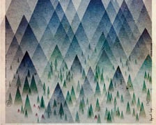 <p>Plakat Ryszarda Kai &ndash; Tatry</p>