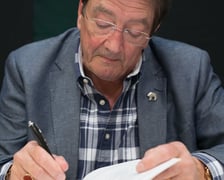 <p>Graham Masterton podczas jednego z poprzednich pobyt&oacute;w we Wrocławiu</p>