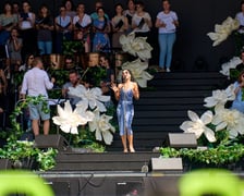<p>Pr&oacute;ba do koncertu &bdquo;Wrocław Przyszłości&rdquo; na wrocławskim rynku &ndash; śpiewa Justyna Steczkowska</p>