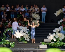 <p>Pr&oacute;ba do koncertu &bdquo;Wrocław Przyszłości&rdquo; na wrocławskim rynku &ndash; śpiewa Justyna Steczkowska</p>
