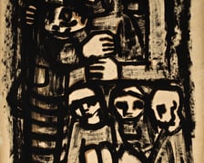 <p class="MsoNormal" style="margin-bottom: 0cm; line-height: normal;">Waldemar Cwenarski, &bdquo;Etiuda&rdquo;, 1952, olej, karton, Muzeum Narodowe we Wrocławiu</p>