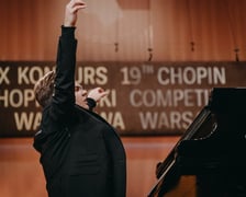 <p>Piotr Alexewicz podczas przesłuchań w II etapie Konkursu Chopinowskiego</p>