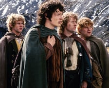 Kadr z jednego z filmów składających się na trylogię "Władca PIerścieni"