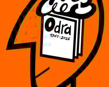 <p>Plakat z okazji 65-lecia &bdquo;Odry&rdquo; zaprojektował Tomasz Broda, ceniony wrocławski artysta, wsp&oacute;łpracujący z miesięcznikiem</p>