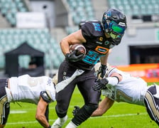 Mecz Panthers Wrocław - Berlin Thunder (50:12) na stadionie Tarczyński Arena, 14 czerwca 2026 r.