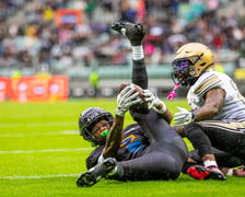 Mecz Panthers Wrocław - Berlin Thunder (50:12) na stadionie Tarczyński Arena, 14 czerwca 2026 r.