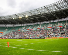 Mecz Panthers Wrocław - Berlin Thunder (50:12) na stadionie Tarczyński Arena, 14 czerwca 2026 r.