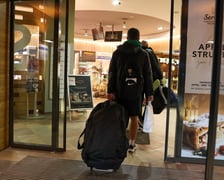Autobus Śląska Wrocław podczas tournee treningowego