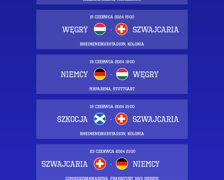 Euro 2024 - terminarz meczów, grupa A: Niemcy, Szkocja, Węgry, Szwajcaria