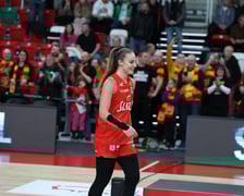 <p>Koszykarki Ślęzy Wrocław cieszą się ze zwycięstwa w finale Pucharu Polski. Sosnowiec, 11.01.2026</p>