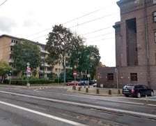 Współczesny wygląd miejsca, w którym stała Nowa Synagoga