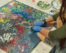 Warsztaty plastyczne w Centrum Ukraińskim, przy ul. Ruskiej we Wrocławiu