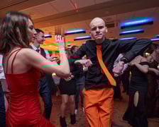 Na zdjęciu licealiści I LO na balu studniówkowym 27.01.2023